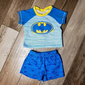 DC Comics Batman Infant Boys Crime Fighter T-Shirt & Shorts Set Newborn